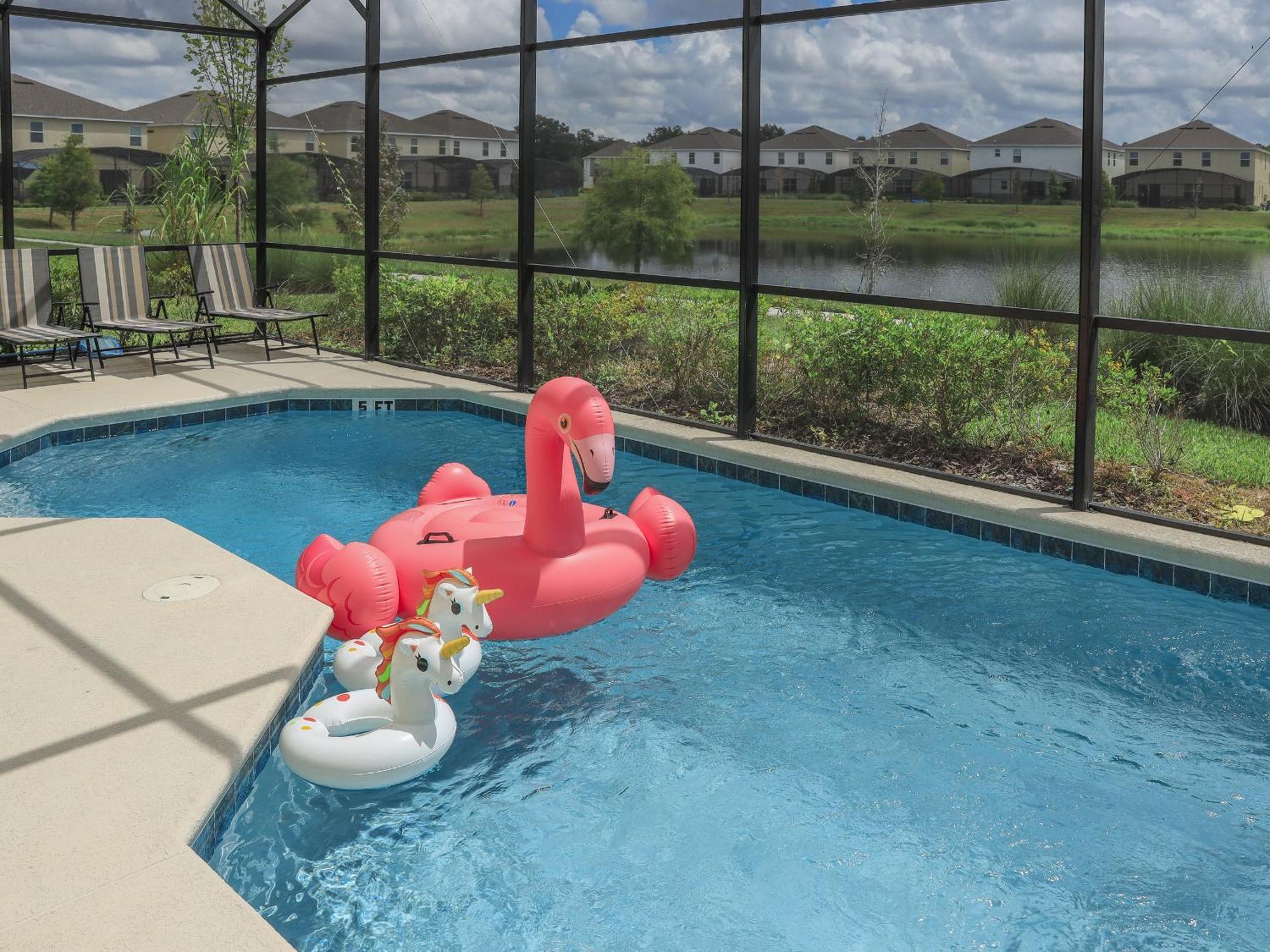 Waterfront Brand New Modern Luxury 8 Bedroom Pool House! Sleeps 16 Kissimmee Exterior foto